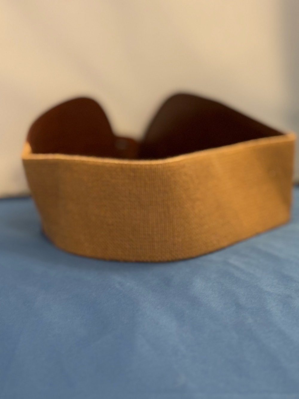Stylish Linea Pelle brown genuine leather waist belt. Some staining see picture - Picture 2 of 15